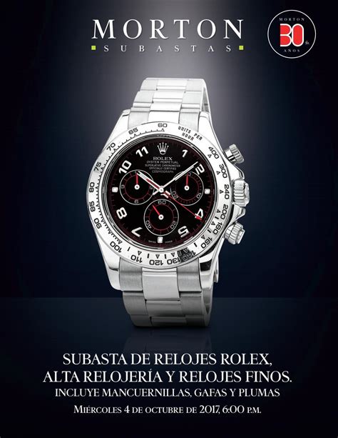 subasta de relojes de pulsera rolex|Subasta de Joyería y Relojes .